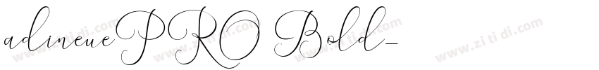 adineuePRO Bold字体转换
